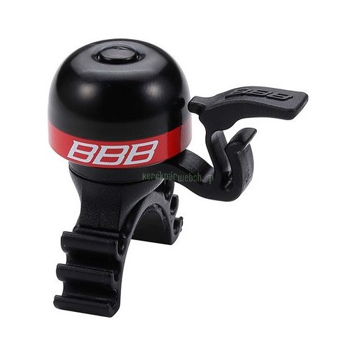 BBB BBB-16 kerékpáros csengő MiniFit fekete/piros