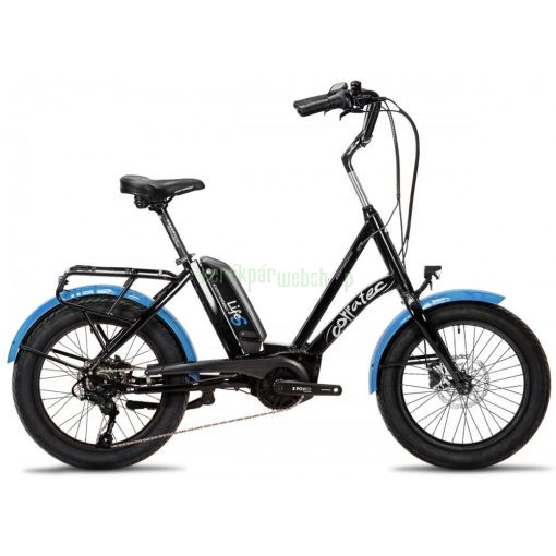 Corratec Life S AP5 RD 8 speed elektromos kerékpár, fekete-kék 44cm