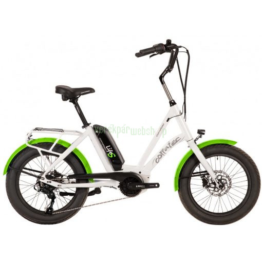Corratec Life S AP5 RD 8 speed elektromos kerékpár, fehér-zöld 44cm