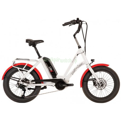 Corratec Life S AP5 RD 8 speed elektromos kerékpár, fehér-piros 44cm