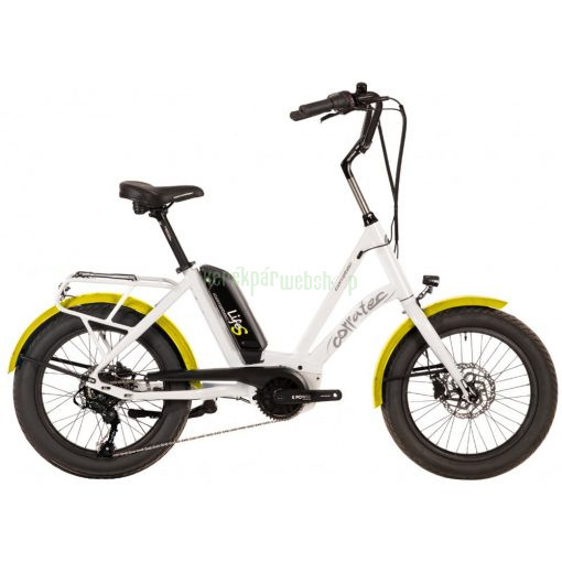 Corratec Life S AP5 RD 8 speed elektromos kerékpár, fehér-sárga 44cm