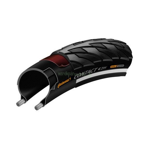 Continental gumiabroncs kerékpárhoz 37-622 Contact 700x37C fekete/fekete, reflektoros