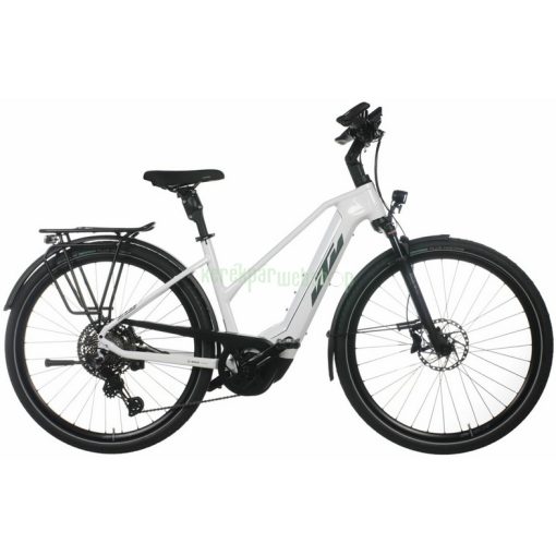 KTM Macina Style 720 2022 női E-bike metallic white (grey-night red) 46cm