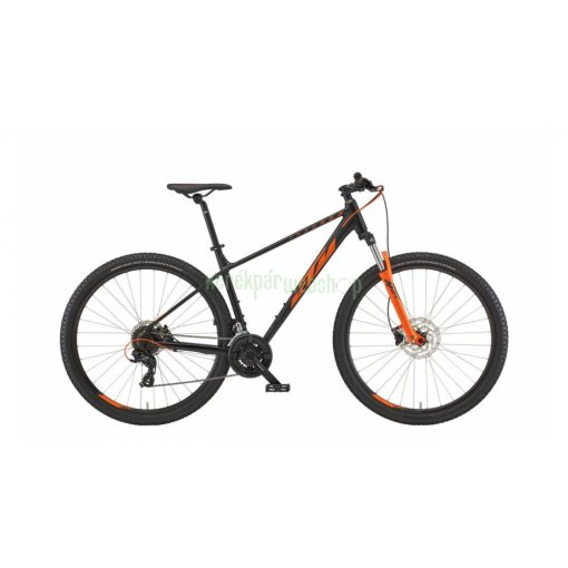 KTM Chicago 292 2022 férfi Mountain Bike black matt (orange) 38cm