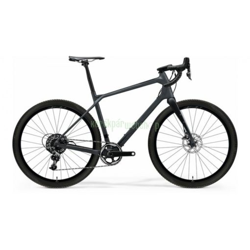 Merida 2022 SILEX PLUS LIMITED férfi Gravel Kerékpár matt sötétezüst (fényes fekete) XL