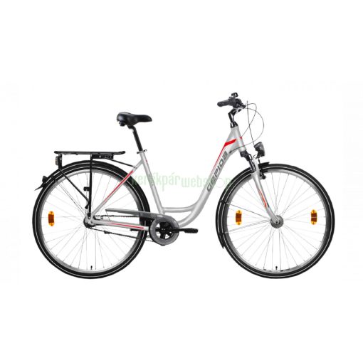 Gepida REPTILA 200 28" W 3S női City Kerékpár fehér 50cm