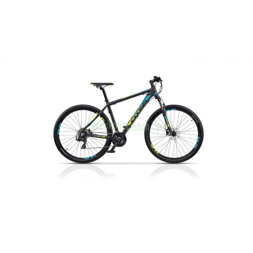 Cross GRX7 DB 29" 2021 férfi Mountain Bike mattfekete-zöld 51cm