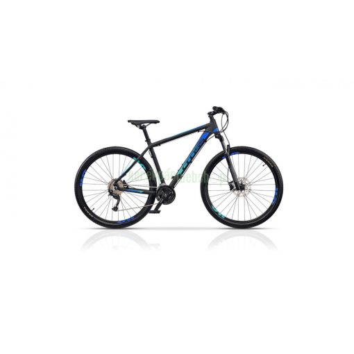 Cross GRX9 DB 29" 2022 férfi Mountain Bike mattfekete-kék 56cm