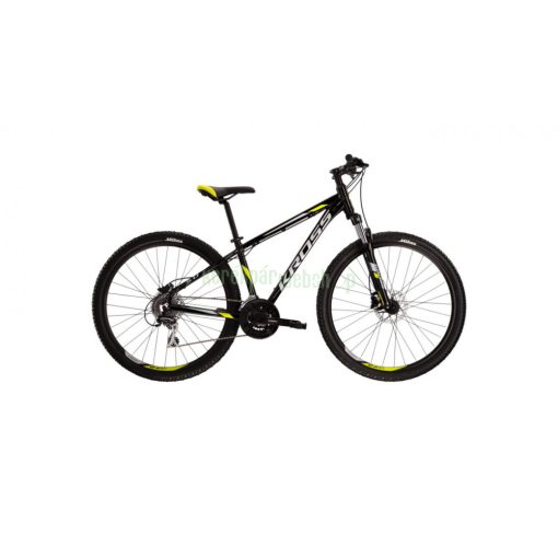 Kross Hexagon 5.0 27.5" férfi Mountain Bike fekete-lime-szürke 17"