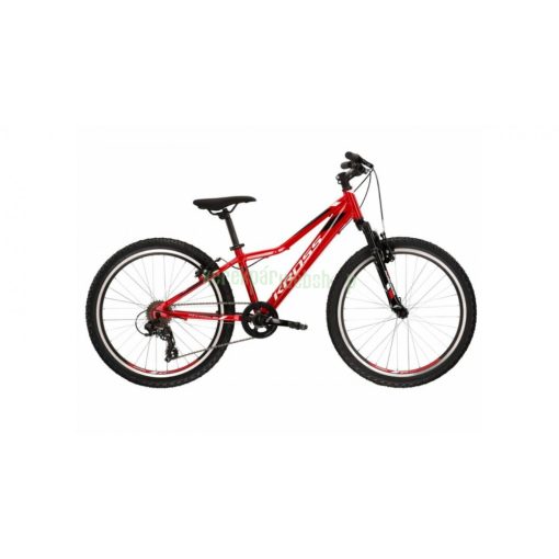 Kross Hexagon JR 1.0 2021 gyerek kerékpár piros-fekete 24