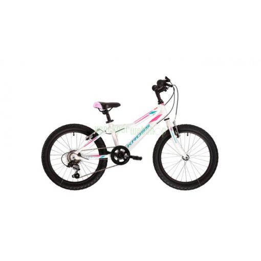Kross Lea mini 1.0 2022 lány gyerek kerékpár fehér-pink-zöld 20