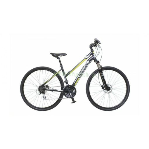 Neuzer X300 Női Cross Kerékpár fekete-fehér-zöld 19"