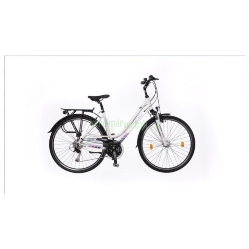 Neuzer Ravenna 200 Női Trekking Kerékpár matt fehér-lila 17"
