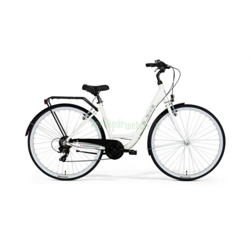 M-Bike Cityline 728 női City Kerékpár selyem fehér 46cm