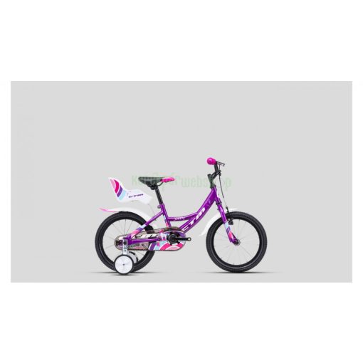 CTM Jenny 2021 Gyerek Kerékpár 16" lila-fehér