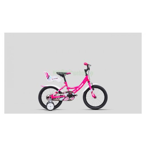 CTM Jenny 2021 Gyerek Kerékpár 16" pink-fehér