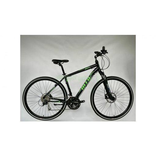 TransMontana 3.0 férfi cross trekking kerékpár fekete-zöld 17"
