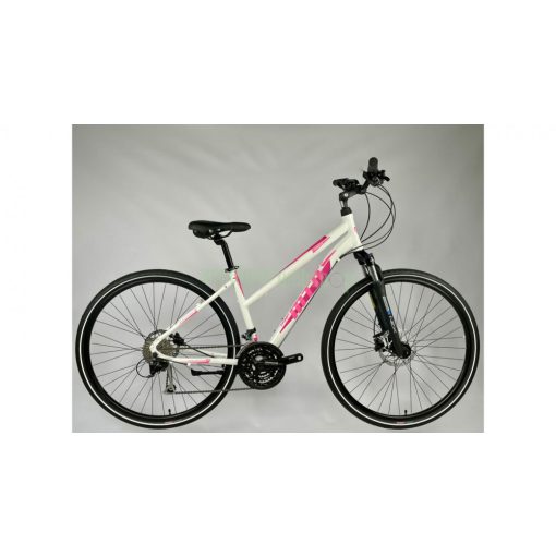 TransMontana 3.0 női cross trekking kerékpár fehér-pink 17"